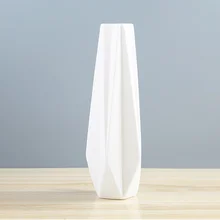 Простая Современная черно-белая керамическая художественная ваза для гостиной, столовой, рабочего стола, вдохновляющая Роза, идеальная Цветочная ваза с орнаментом HR