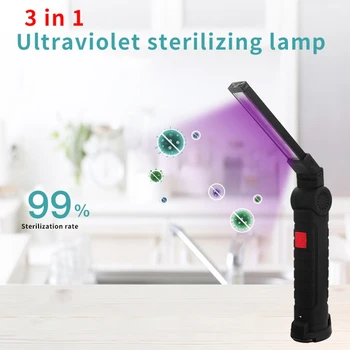 

10W UV Disinfection Light Foldable Disinfection Lamp Ultraviolet Light for Disinfect Bacterial Kill Mites Lights
