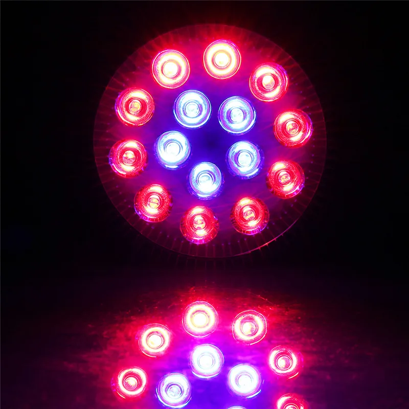 LVJING Светодиодная лампа для растений 36 Вт E27 Led Fitolamp гидропоники цветы теплицы