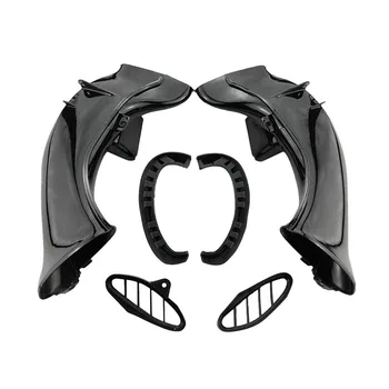 

ABS Motorcycle Ram Air Intake Tube Duct For Yamaha YZF R1 2007 2008 Black Scooter Accessories