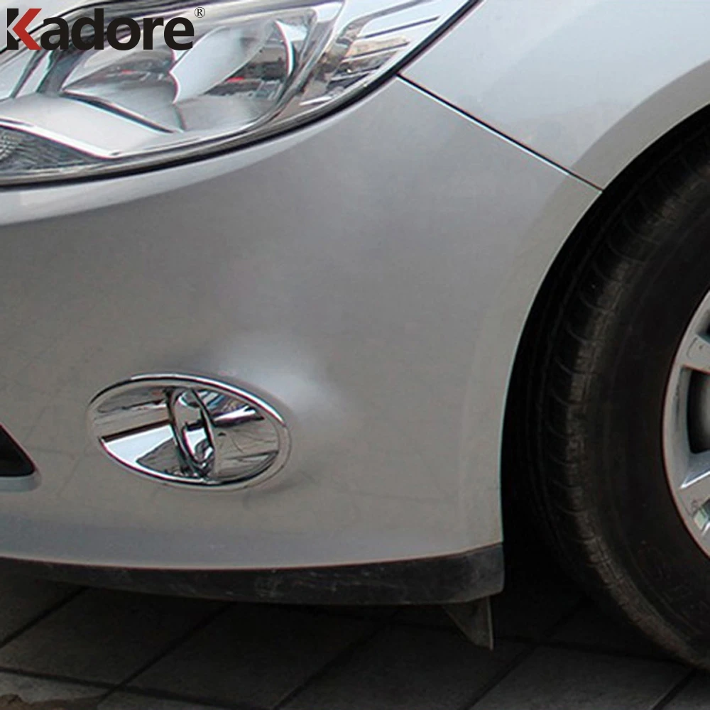 Для Ford Focus 3 2012 2013 ABS хромированный передние противотуманные фары светильник
