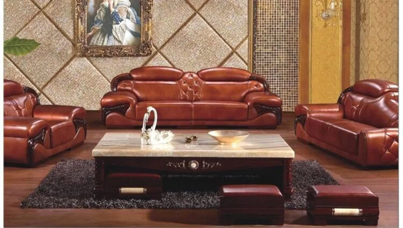 

living room modern leather sofa European sectional sofa W70854