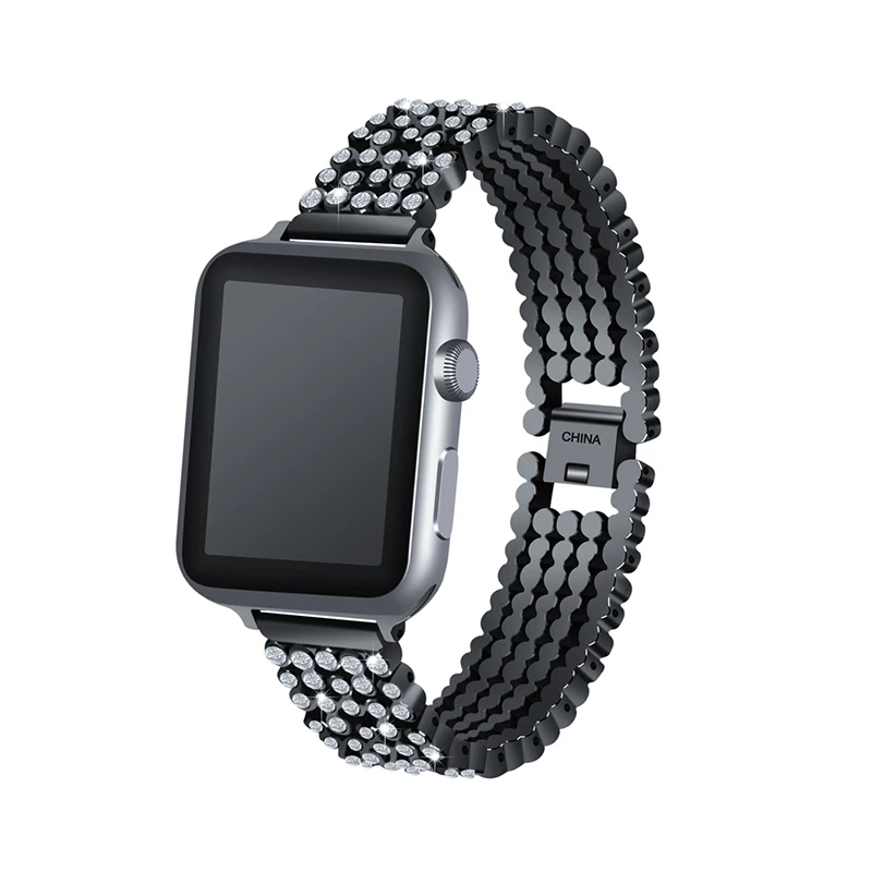 Ремешок для часов из нержавеющей стали Apple Watch 42 мм 38 4 3 2 1 металлический браслет с