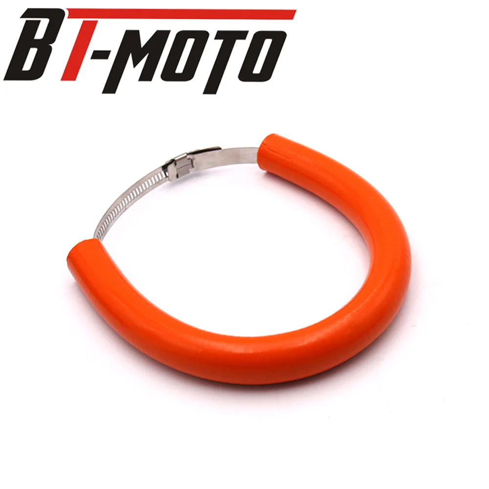 ORANGE Для YAMAHA YZF R125 YZFR125 YZF-R125 аксессуары для мотоциклов глушитель круглый Овальный выхлопной протектор может крышка - Цвет: ORANGE