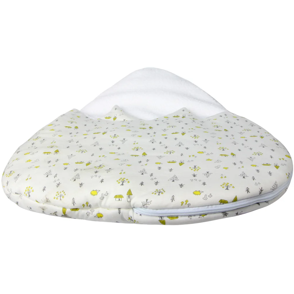 0-3 м простой детский спальный мешок для яиц, спальный утолщенный флисовый теплый спальный мешок для мальчиков и девочек
