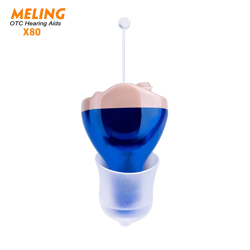 X80 CIC Digital Hearing Aids Invisible 8 Channels 16 Bands Programmable Sound Amplifier Hearing Loss for Elderly Dropshippi