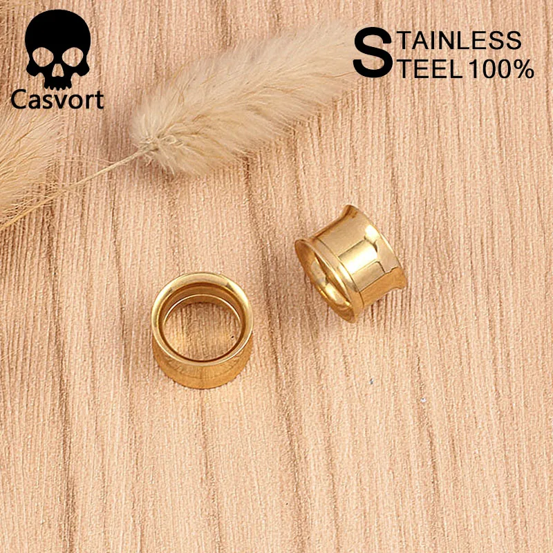 Casvort 2 шт. винтовые диаметры для ушей туннель, плаг, пирсинг кольцо эспандер шпильки носилки разноцветный пирсинг для тела ювелирные изделия пара