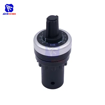 

diymore LA42DWQ-22 22mm Governor Rotary Potentiometer Inverter Converter Resistance Variable Speed Drive Potentiometer Switch