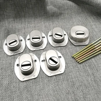 

Stainless Steel Anti-Theft Lock Cylinder Lock CapLock Protector Key Hole Plug Universal Type Mechanical Lock Cover