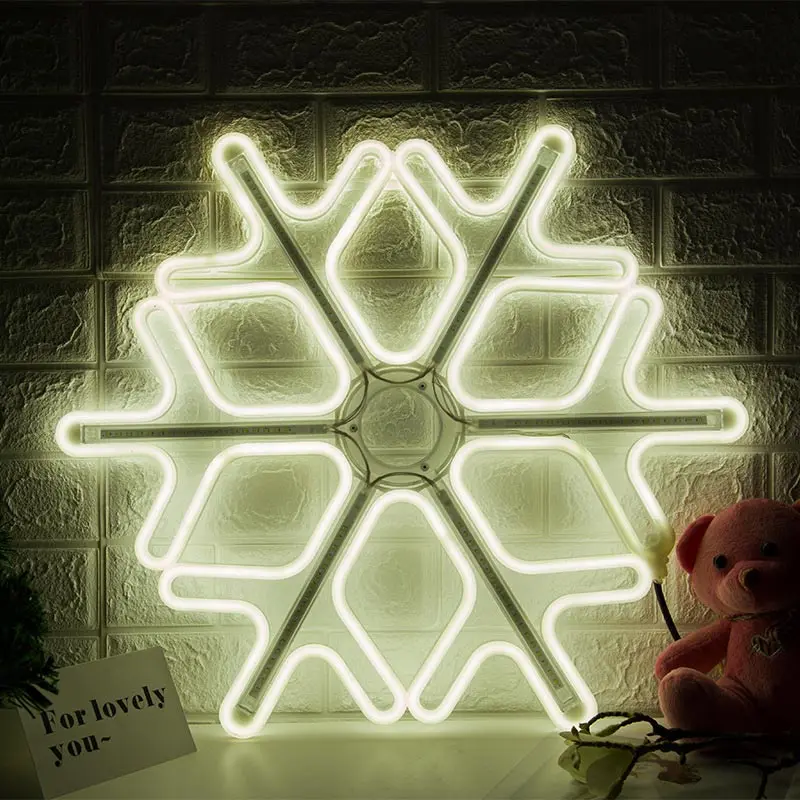 BRELONG led Метеоритный дождь Снежинка огни свадьба бар уличная декоративная подсветка рождественские светящиеся снежинки огни 60 см 1 шт