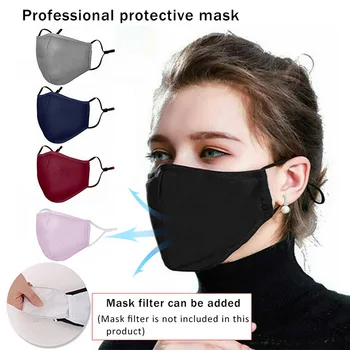 

RePinklax Cotton Mouth Mask Anti Dust Mask Activated Carbon Windproof Mouth-muffle Bacteria Proof Flu Face Mask