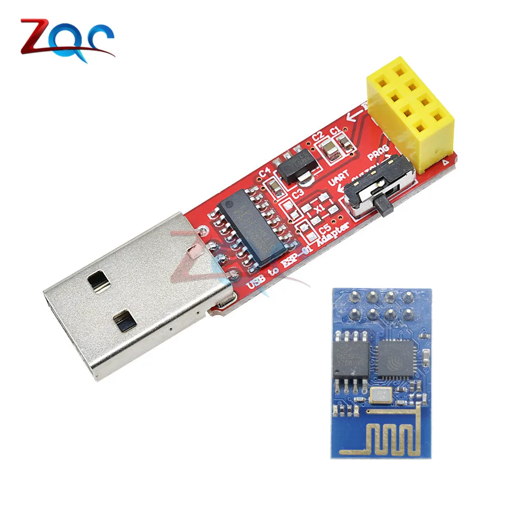 Generic CH340 USB To ESP8266 Serial ESP-01 ESP-01S Adapter Wireless ...