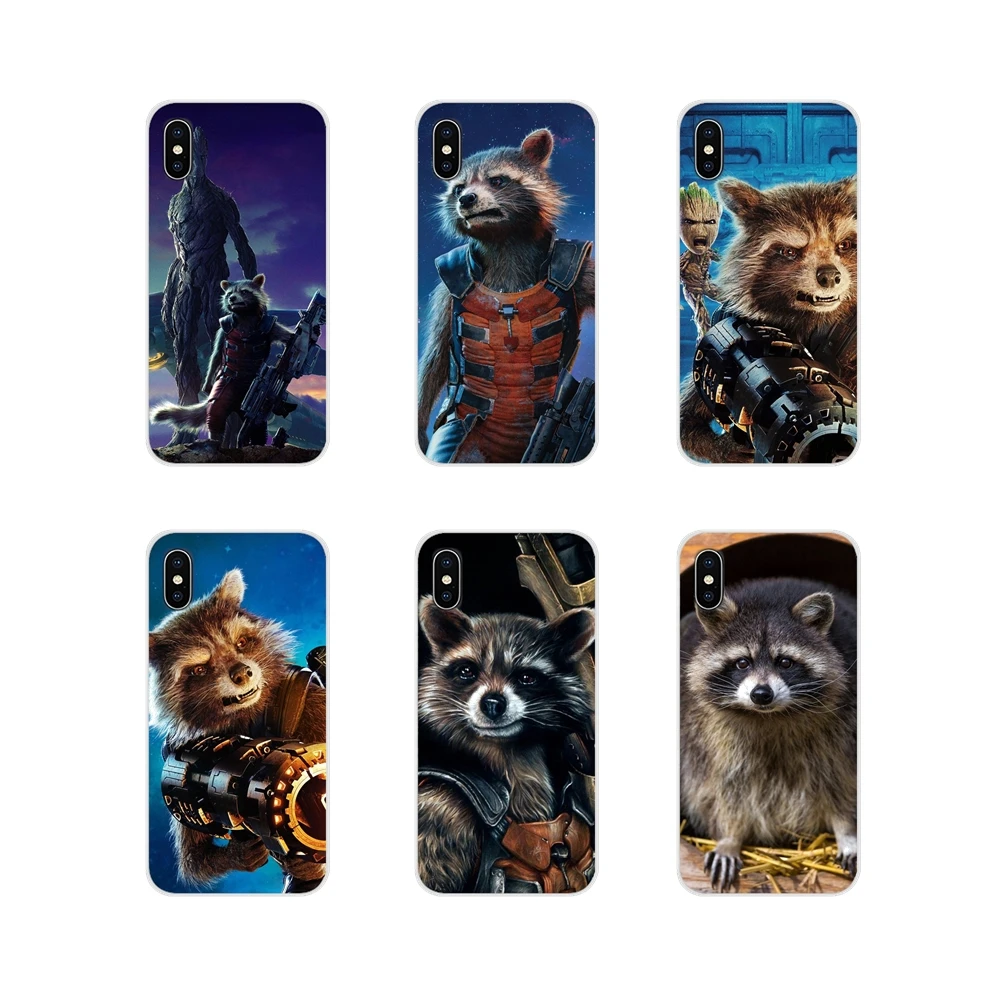 For Xiaomi Mi4 Mi5 Mi5S Mi6 Mi A1 A2 A3 5X 6X 8 CC 9 T Lite SE Pro Accessories Phone Cases Covers Cute raccoon | Мобильные телефоны