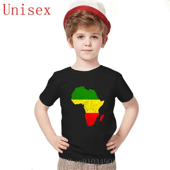 

Africa vintage map for Africans 100% Cotton Summer childrens clothes g Tops Tees Funny Print T Shirts teenage girls clothing