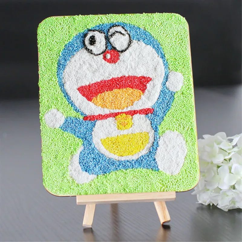 NEW 4Pcs Wooden frame Wood White Doodle board draw DIY Coloring Painting Children Handmade Craft Material Kindergarten Toys kids