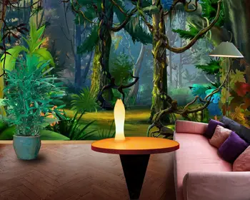 

[Self-Adhesive] 3D Trees 43704 Wall Paper mural Wall Print Decal Wall Murals