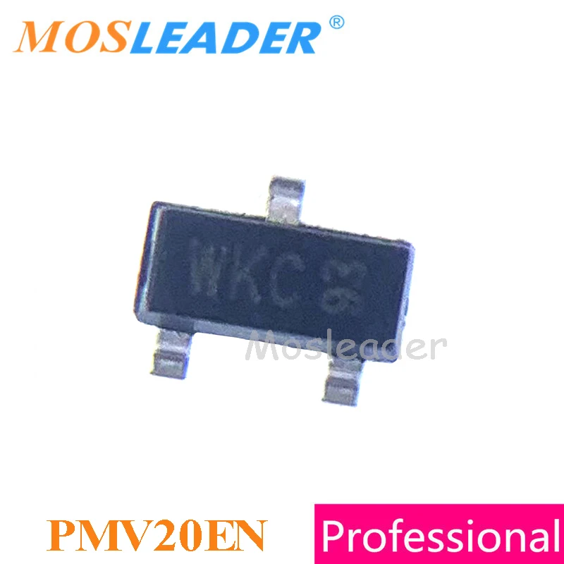 

Mosleader PMV20EN SOT23 1000PCS PMV20E PMV20 N-Channel 20V 3A 7.6A Made in China High quality