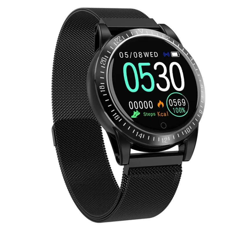 

Fitness Tracker Smart Watch Sport Heart Rate Blood Pressure Monitoring Waterproof Message Reminding Men Women Bracelet