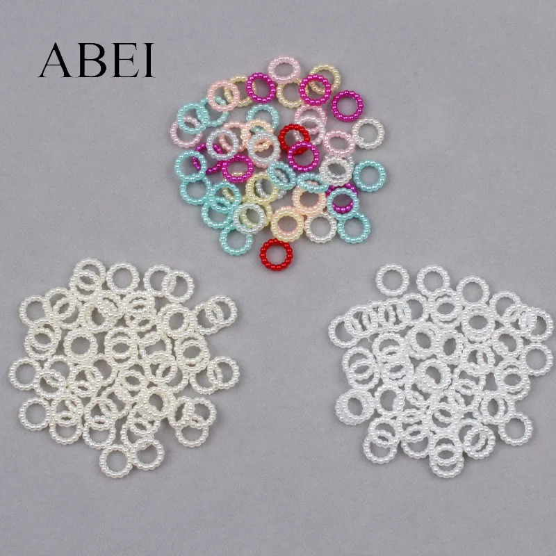 

1000pcs 10mm Wholesale Jewelry Finding DIY Garments Pearl Beads Handmade Loose Bead Ornaments Wedding Party Decoration