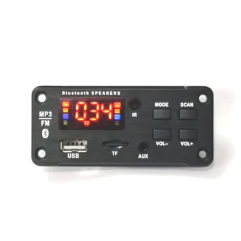 

Wireless Bluetooth 5.0 MP3 WMA FLAC APE Decoder Board Audio Module Support USB TF AUX FM Audio Radio Module For Car accessories