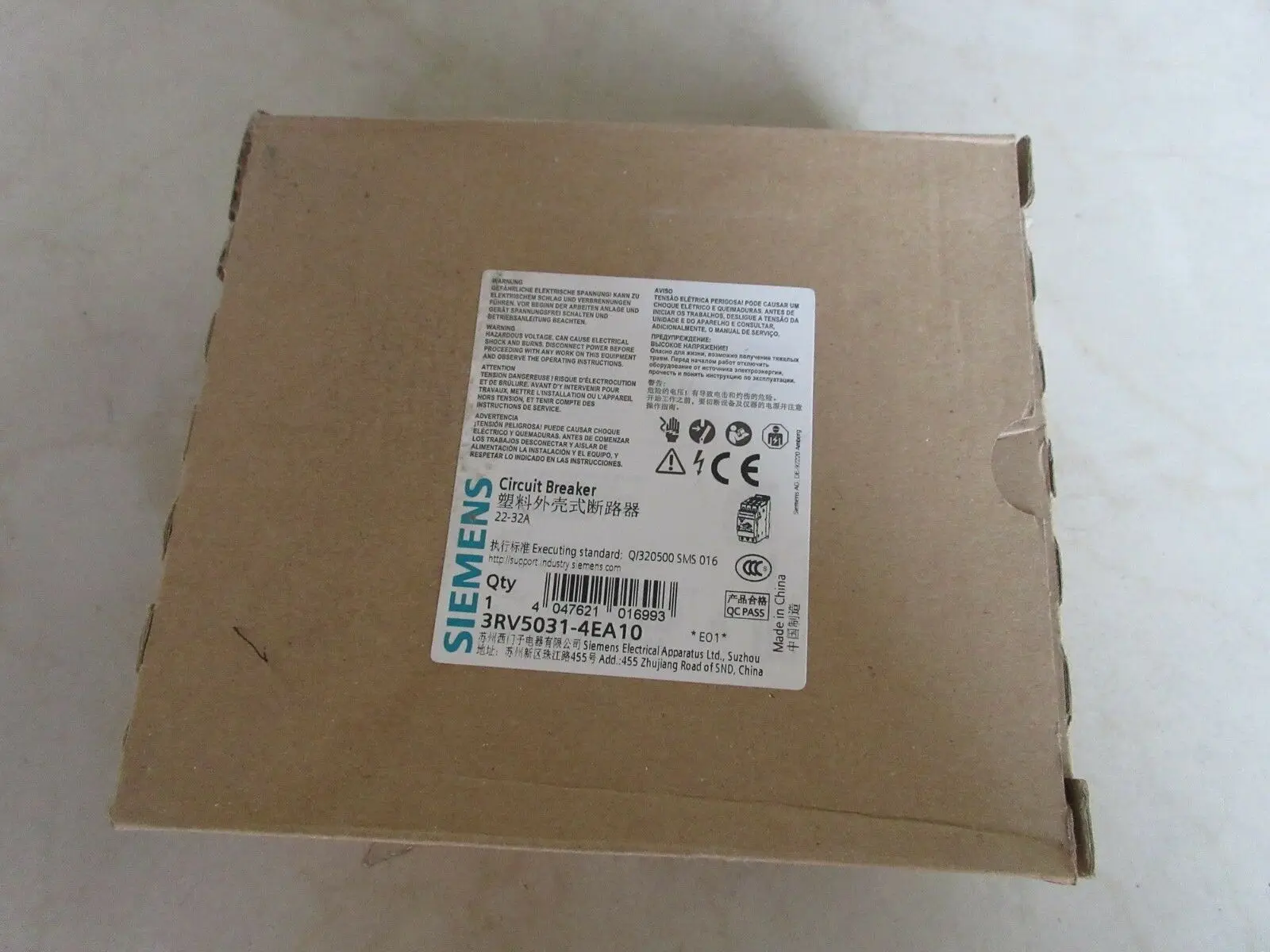 1 шт. Siemens 3RV5031-4EA10 22-32A автоматический выключатель Бесплатная доставка |