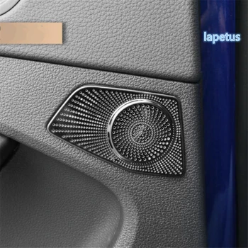 

Lapetus Rear Door Upper Stereo Speaker Audio Loudspeaker Decoration Frame Cover Trim Fit For Audi Q3 2019 2020 Stainless Steel