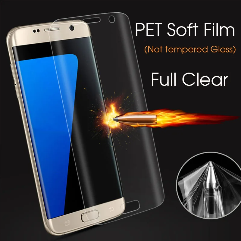 Полный Boby Передняя прозрачная мягкая PET для samsung Galaxy Note 8 S7 Edge S8 S9 Plus пленка не