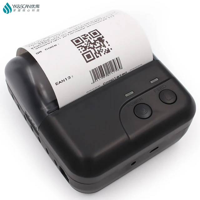 Cheap SDK API 80mm thermal receipt portable printers Android IOS mobile printer YK-80HB4