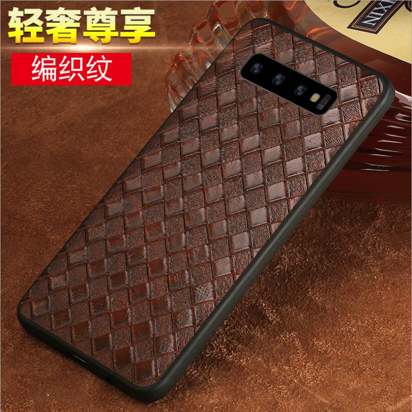 Роскошный чехол из натуральной кожи для samsung galaxy A50 A70 A40 A20 Note 8 9 10 S8 S9 S10 plus|Бамперы| |