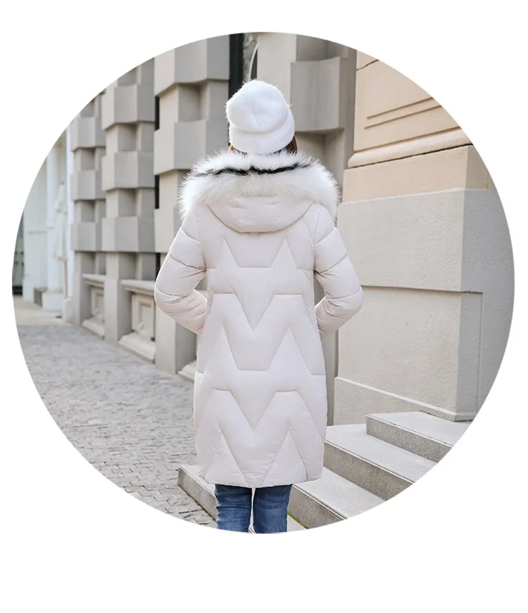 Abrigos Mujer Invierno новая Парка хлопковая стеганая куртка с капюшоном теплая зимняя куртка для женщин однотонное зимнее пальто для женщин s