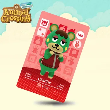 

186 Charlise Animal Crossing Card Amiibo Cards Work for Switch NS 3DS Games