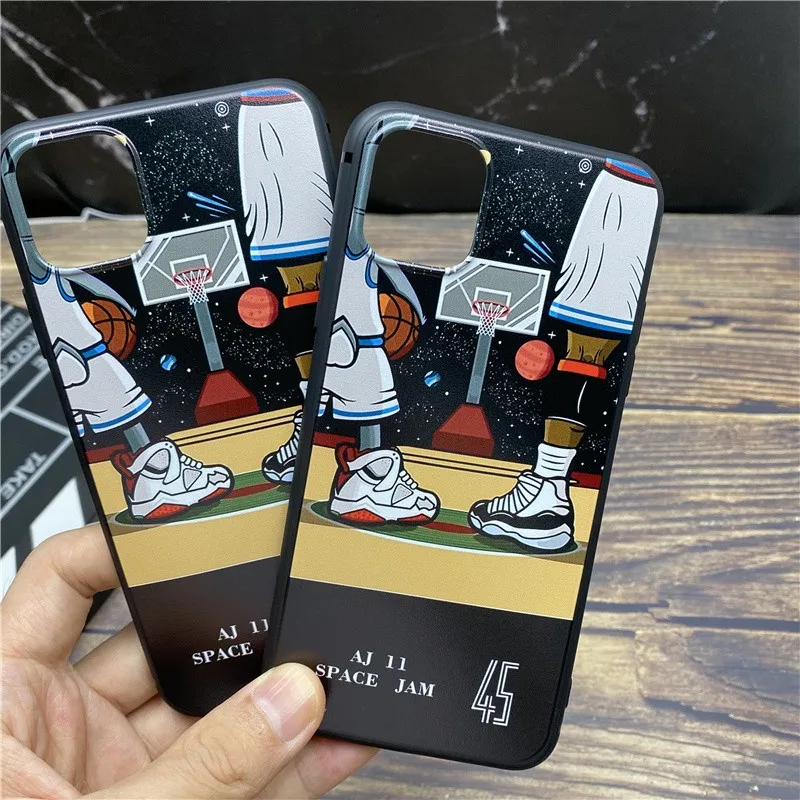 

Sports AJ 11 soft case for iphone 11 pro x xs max xr 8 7 plus SE 2 matte silicone phone cover Basketball shoes coque fundas capa