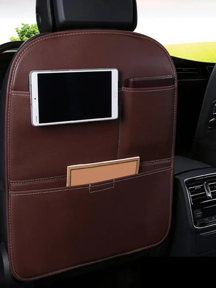 Multifunction Car Seat Protector Mat Best Waterproof Protection Seat Back Covers With Pocket For Storage Items