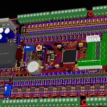 STM32F4_24 вход 24 Выход промышленная плата управления 6 ступенчатое управление пульсом V1.2