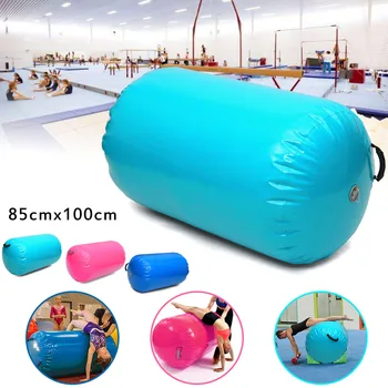 

85x100cm AirTrack Inflatable Gymnastics Gym Air Mat Floor Gymnastics Exercise Inverted Round Column Tumbling Mat
