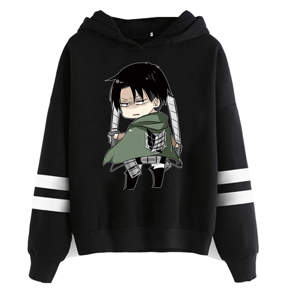 

Anime Attack on Titan Graphic Hoodies Sweatshirt Women Men Harajuku Casual Pullover Streetwear Winter Hoodies
