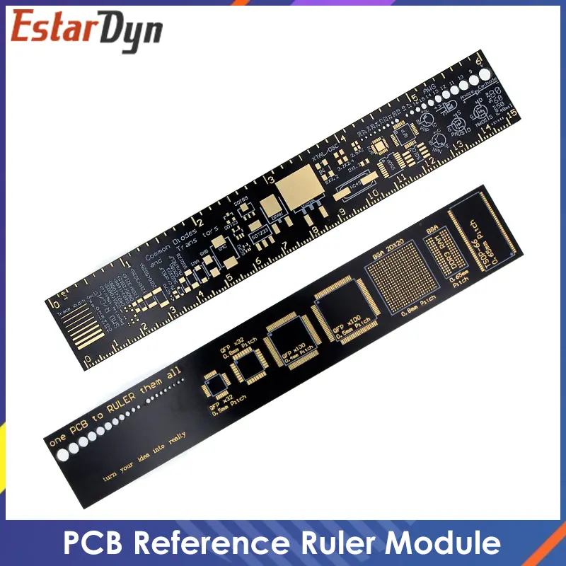 PCB Ruler 15cm For Electronic Engineers For Geeks Makers Fans PCB Reference Ruler PCB Packaging Units v2 - 6 image 1