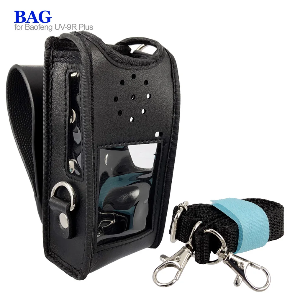 Кожаный чехол-сумка для Baofeng UV-9R Plus BF-A58 BF-9700 GT-3WP UV-XR UV-5S UV9R аксессуары двусторонней