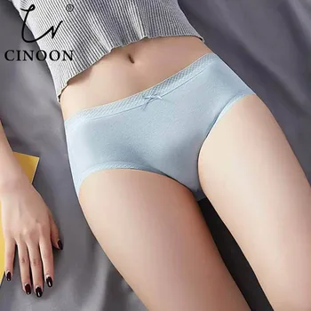 

CINOON Fashion Cotton Women Seamless Ultra-thin Underwear Sexy Lingerie Women's Panties Intimates Briefs Free Ship