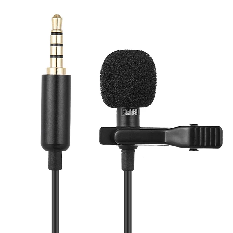 Omnidirectional Microphone 3.55mm Jack Lavalier Tie Clip USB Microphone Mini Audio Type C Mic For Computer Laptop Mobile Phone headset with mic