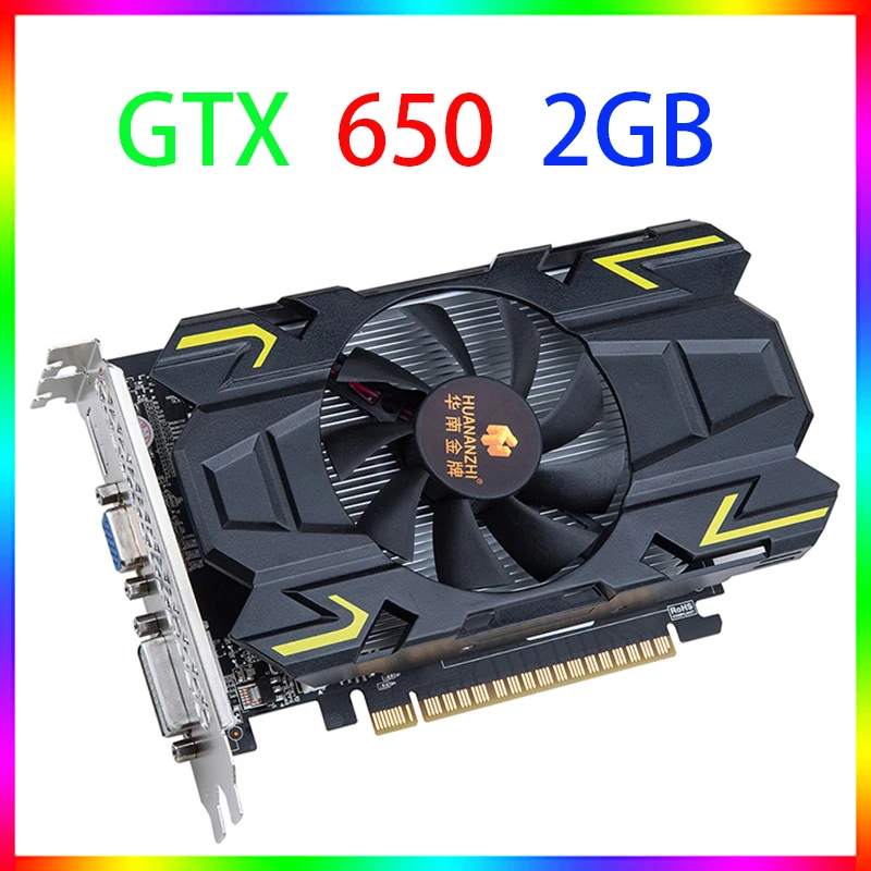 HUANANZHI Video Card gtx650 2gb gtx 1060 6gb gtx 760 1050 750 ti Game Graphics Card rx 560 550 gtx 650 2 gb gtx970 4gb RX580 8GB video card for pc