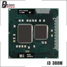 Intel Core i3-380M i3 380M SLBZX 2,5 ГГц двухъядерный четырехъядерный процессор 3W 35 Вт Разъем G1/rPGA988A