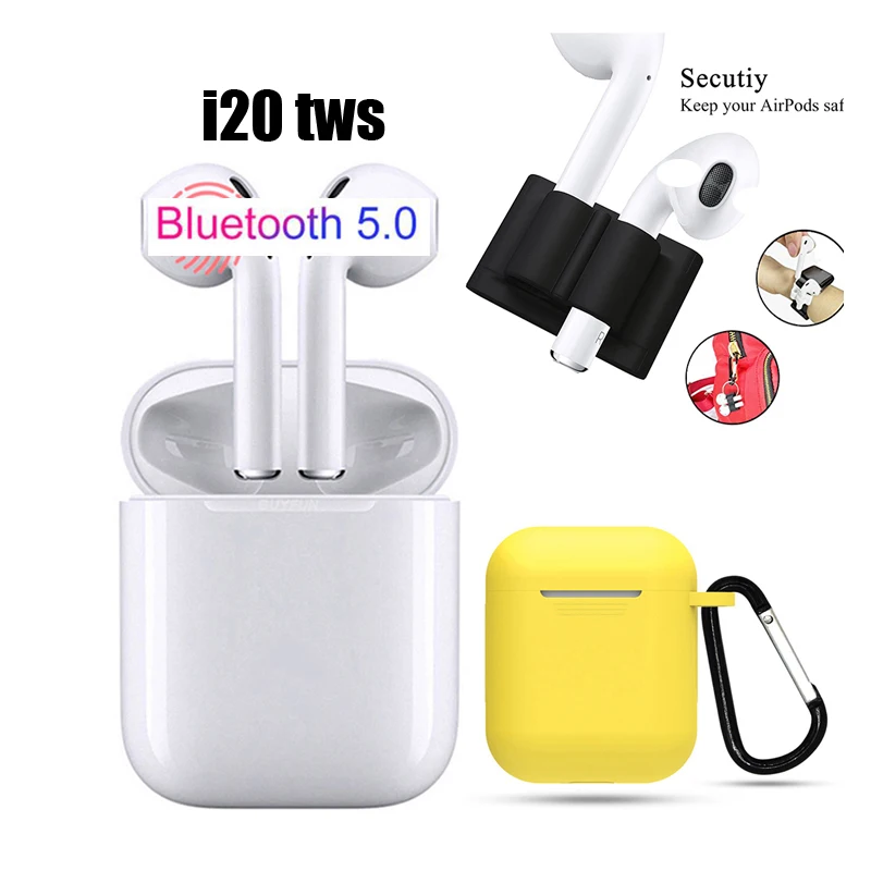 

i20 tws i20tws i20 wireless Bluetooth earphones headset 5.0 touch PK i7s tws 11 12 13 14 15 16 17 18 19 20 30 w1 chip 1:1