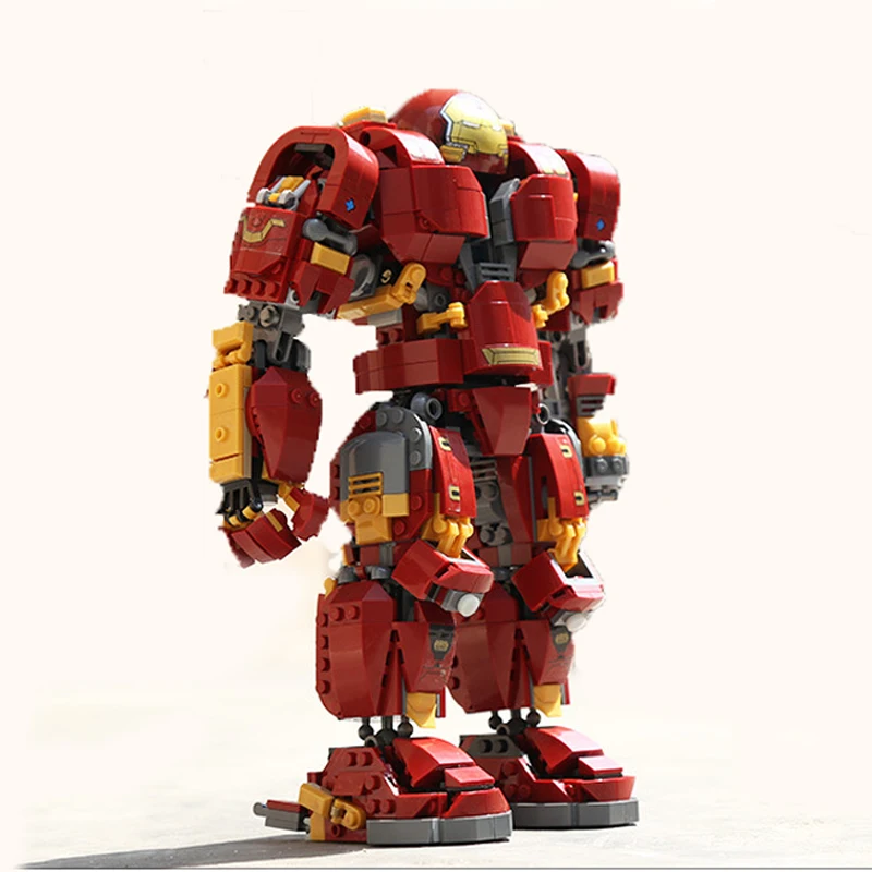 Халкбастер Железный человек MK43 совместимый 76105 brick headz Супер Герои модель Мстителей комплект строительные блоки детские игрушки подарки