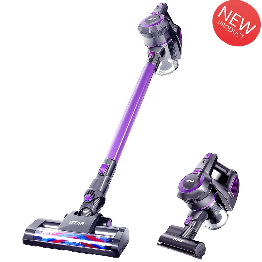 

ITTAR C19B Wireless Handheld Vacuum Cleaner Rechargeable 7KPa Large Suction Dust Box Triple Filter Vertical Cleaner For Home Car