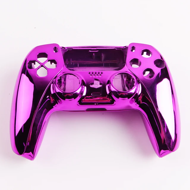 Minithink Gamepad Cover for PS5 Front Middle Controller Replacement Decorative Shell for Playstation 5 Games Accessories Pink