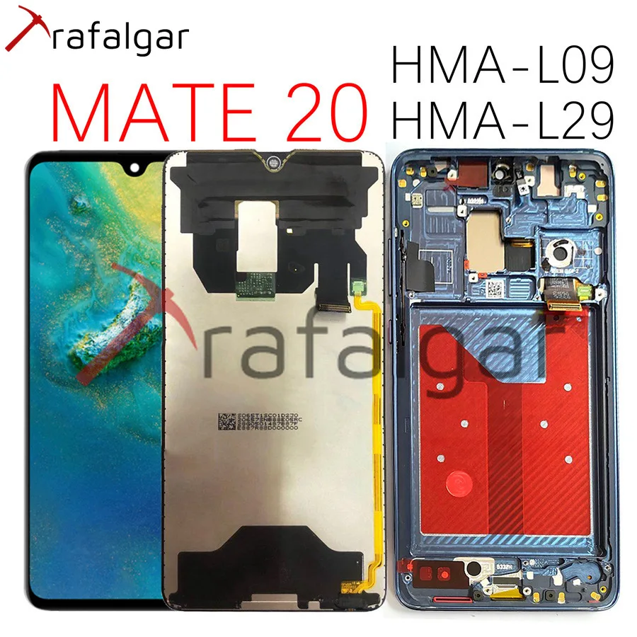 Экран для huawei mate 20 mate 20 HMA-L29 ЖК-дисплей сенсорный дигитайзер экран с рамкой для huawei mate 20 ЖК-дисплей