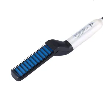 

Quick Beard Straightener Multifunctional Hair Comb Curling Curler Show Cap Men