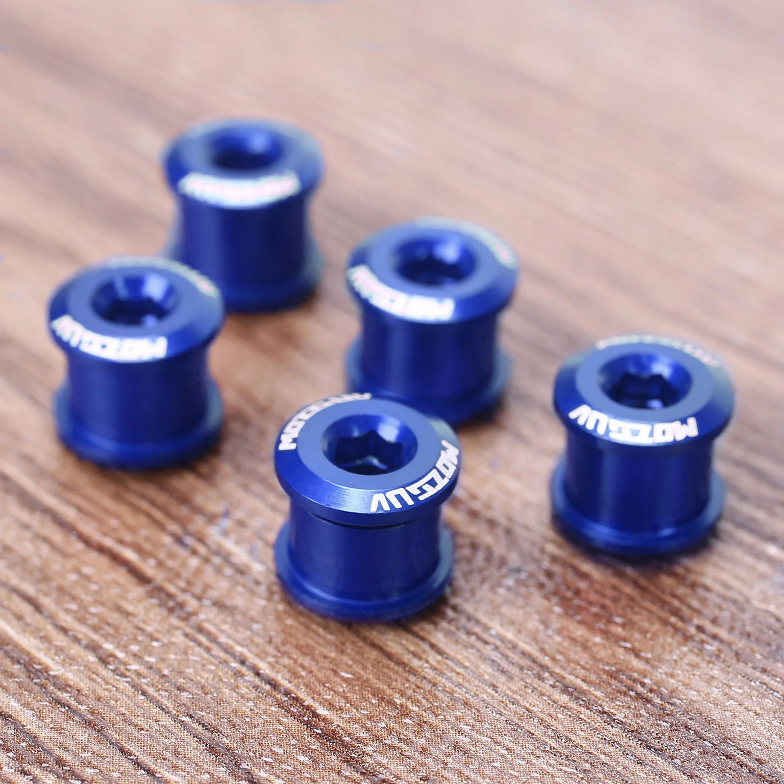 5Pcs MTB Bicycle Chainring Bolt Single Chainwheel Screws Alloy 7075 4.9mm/6.4mm Road Cycling Bike Disc Screws for Crankset Parts