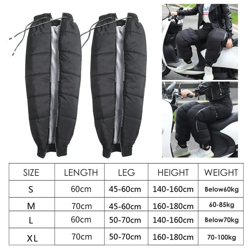 Motorcycle Knee Warmer Waterproof Comfortable Knee Pads For Cold Weather Hiking Camping Riding Fishing Skiing Skating